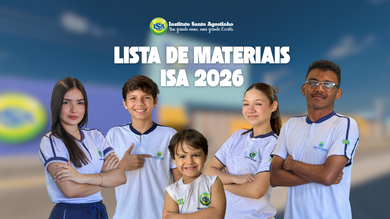 LISTA DE MATERIAIS 2026 ISA – DISPONÍVEL